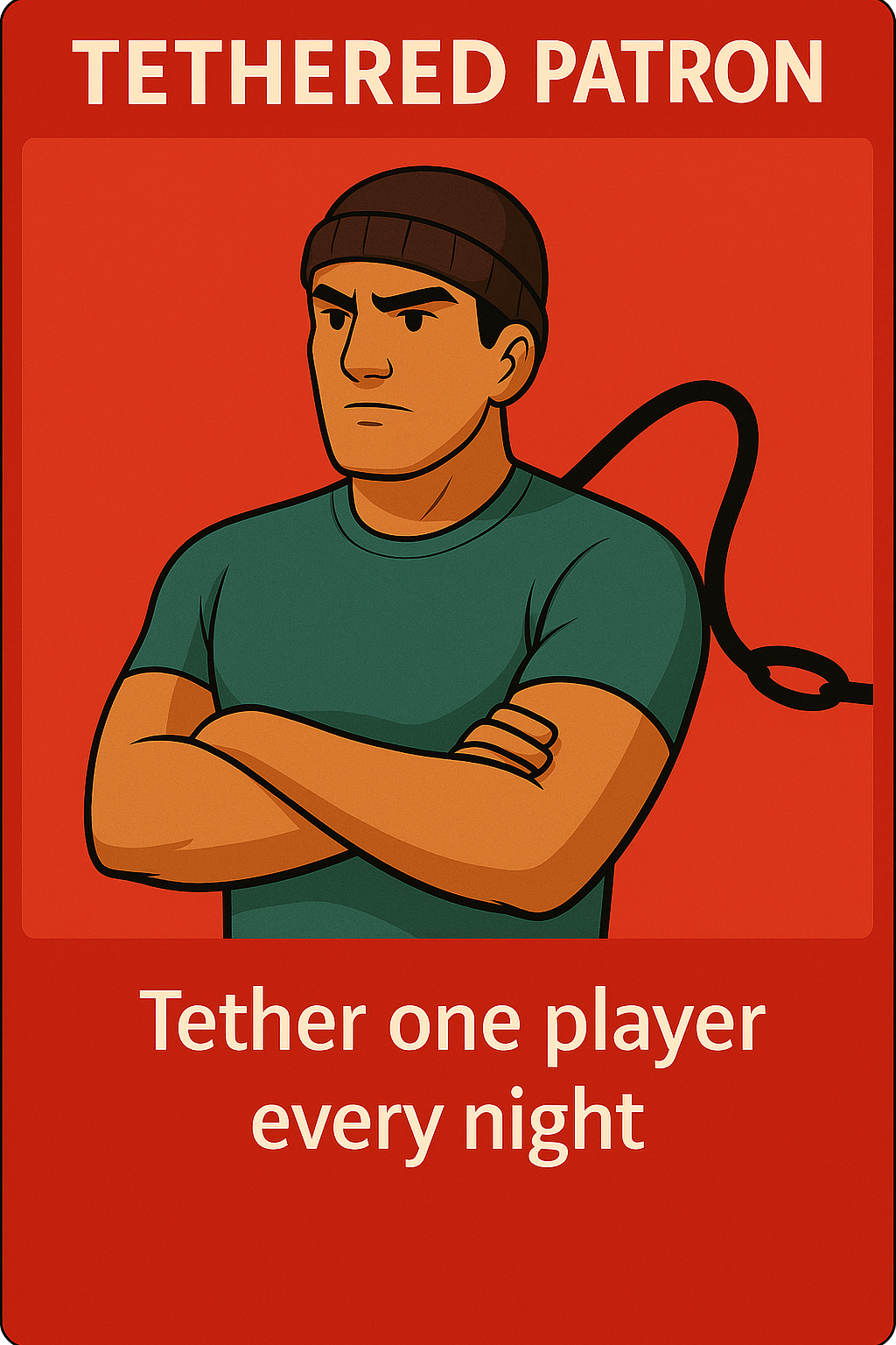 Tethered Patron Card